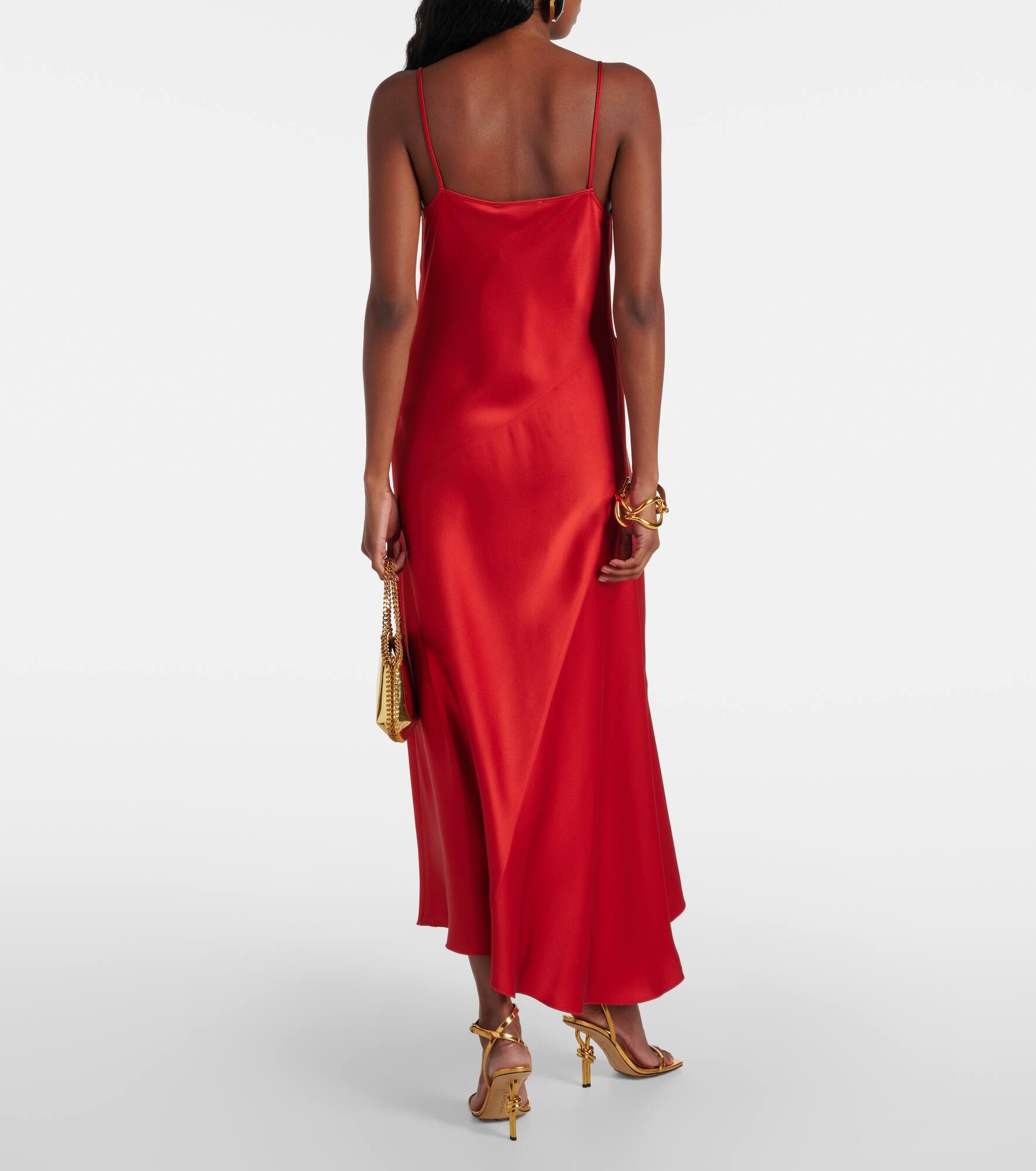 Netto satin slip dress - 3