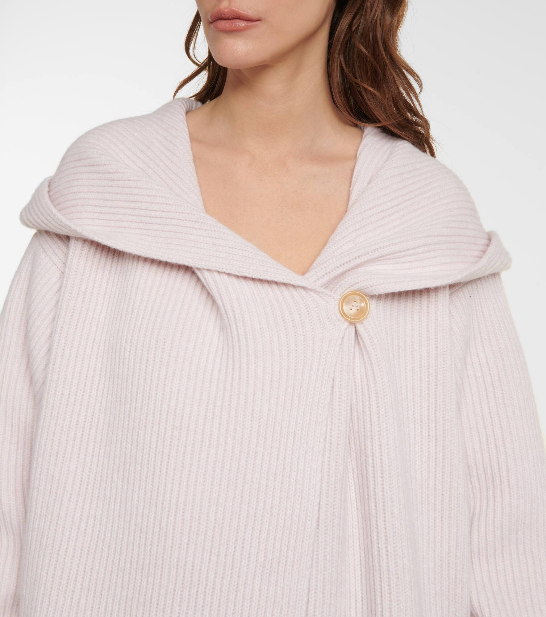 Wool and cashmere cardigan - 4