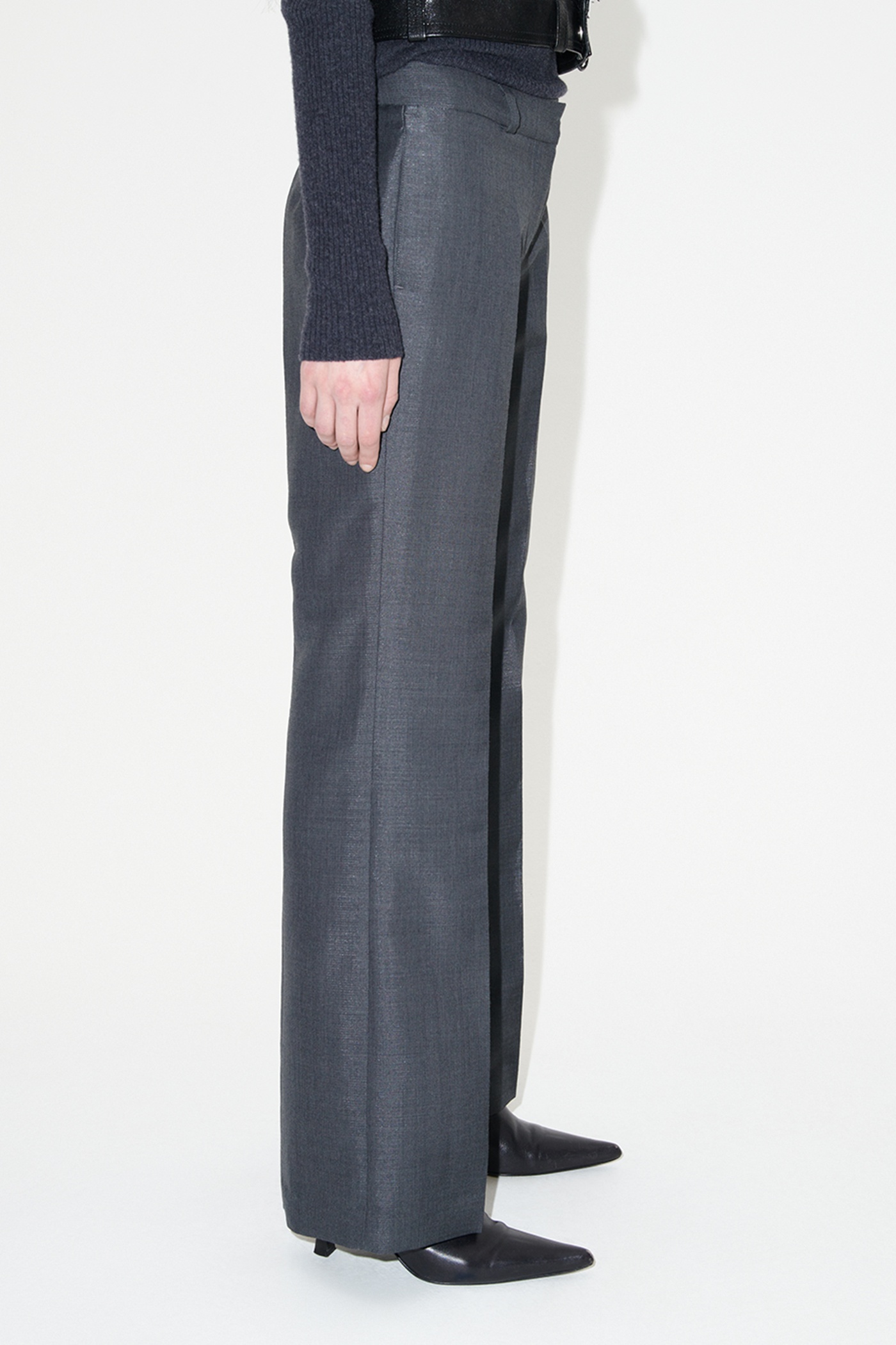 Hip Trouser Grey Mnemonic Wool - 3