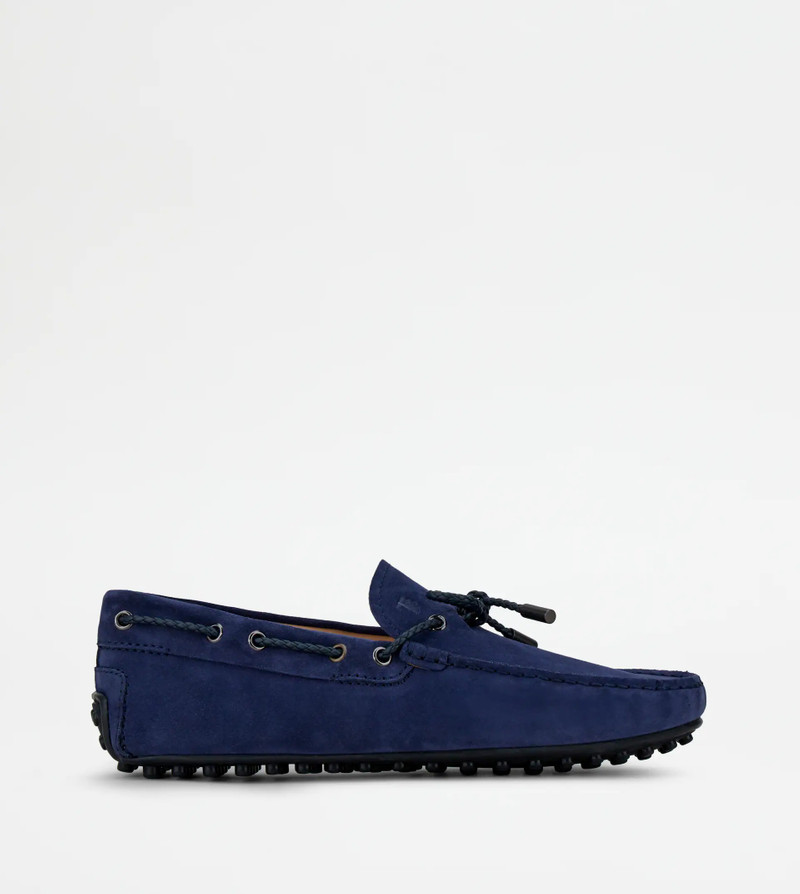 CITY GOMMINO DRIVING SHOES IN SUEDE - BLUE - 1
