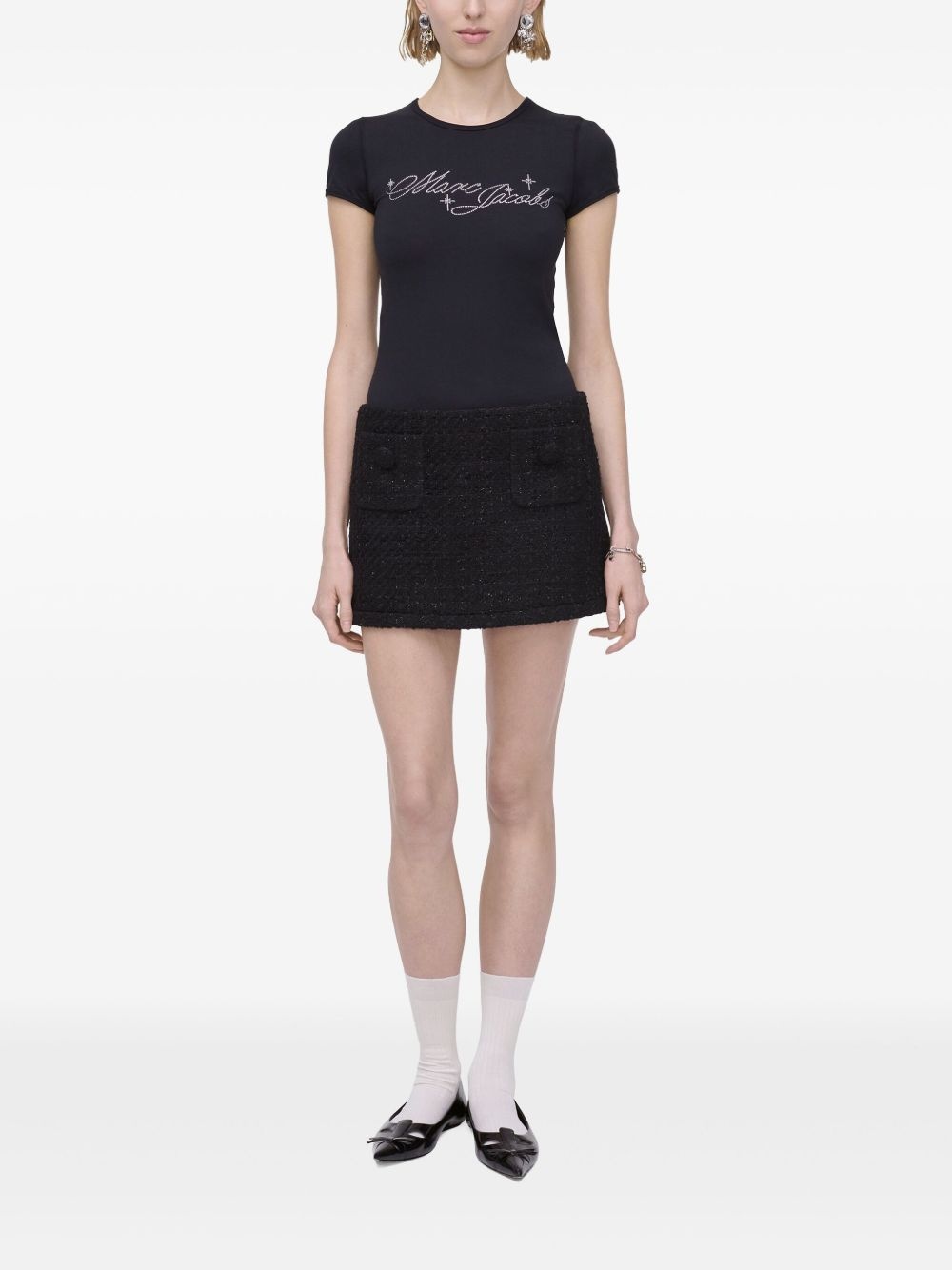 tweed mini skirt - 2