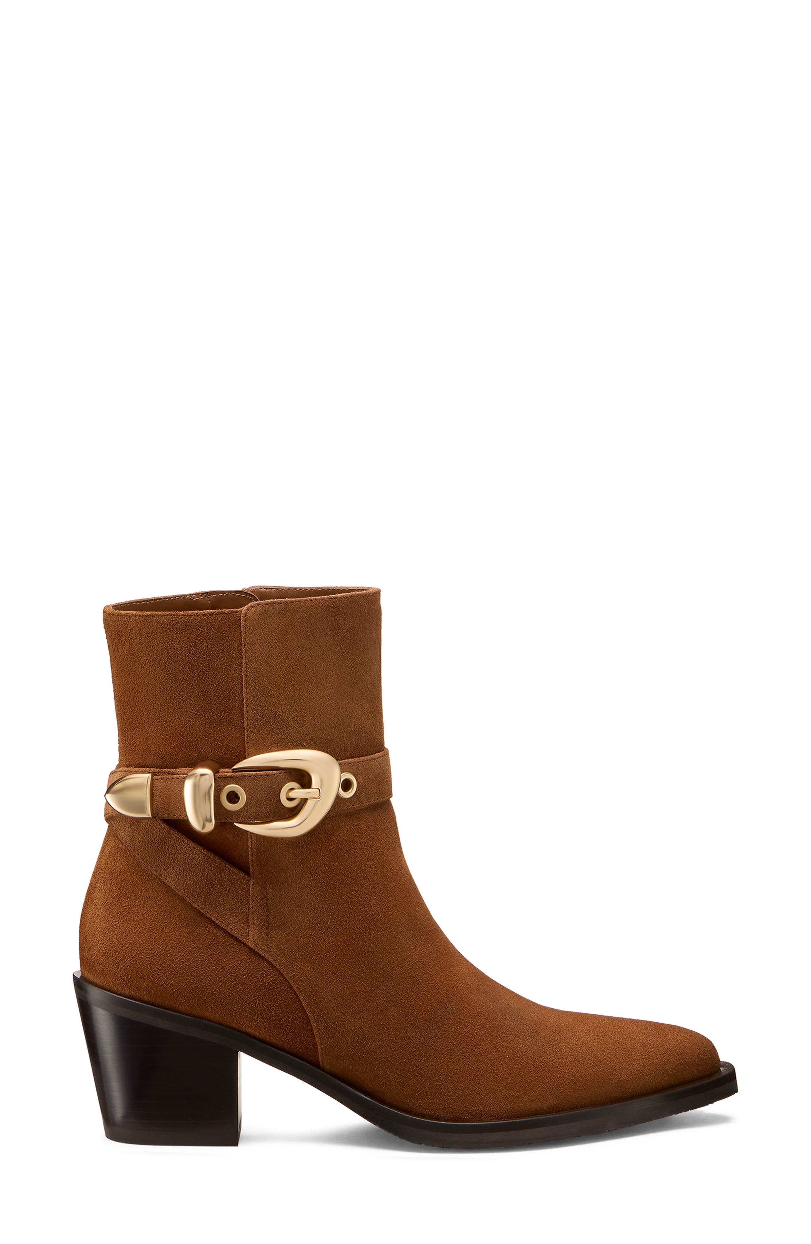 Stuart Weitzman Maven Western Bootie in Doe/Dark Brown at Nordstrom - 2