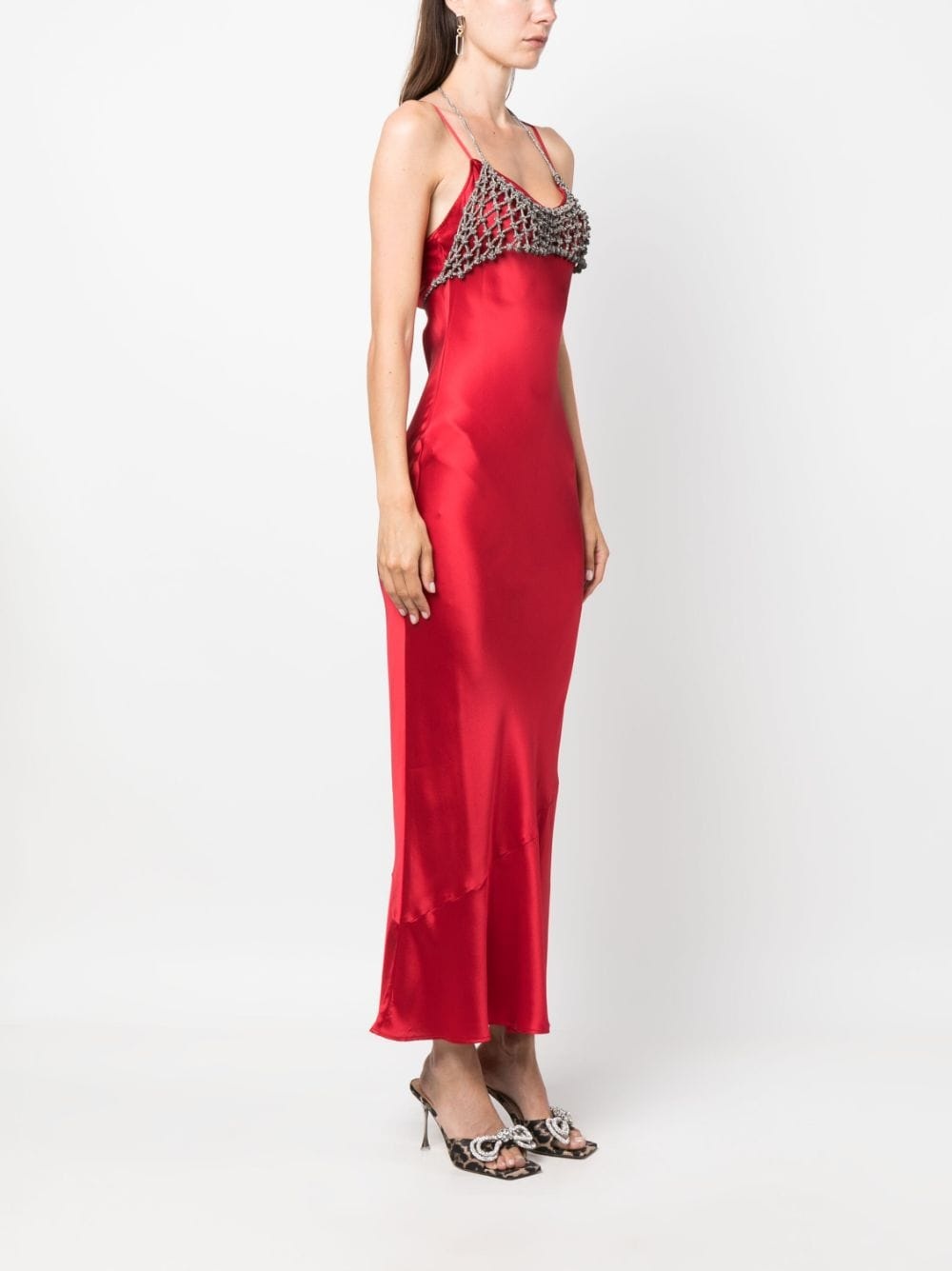 Nodi crystal-embellished bra - 3