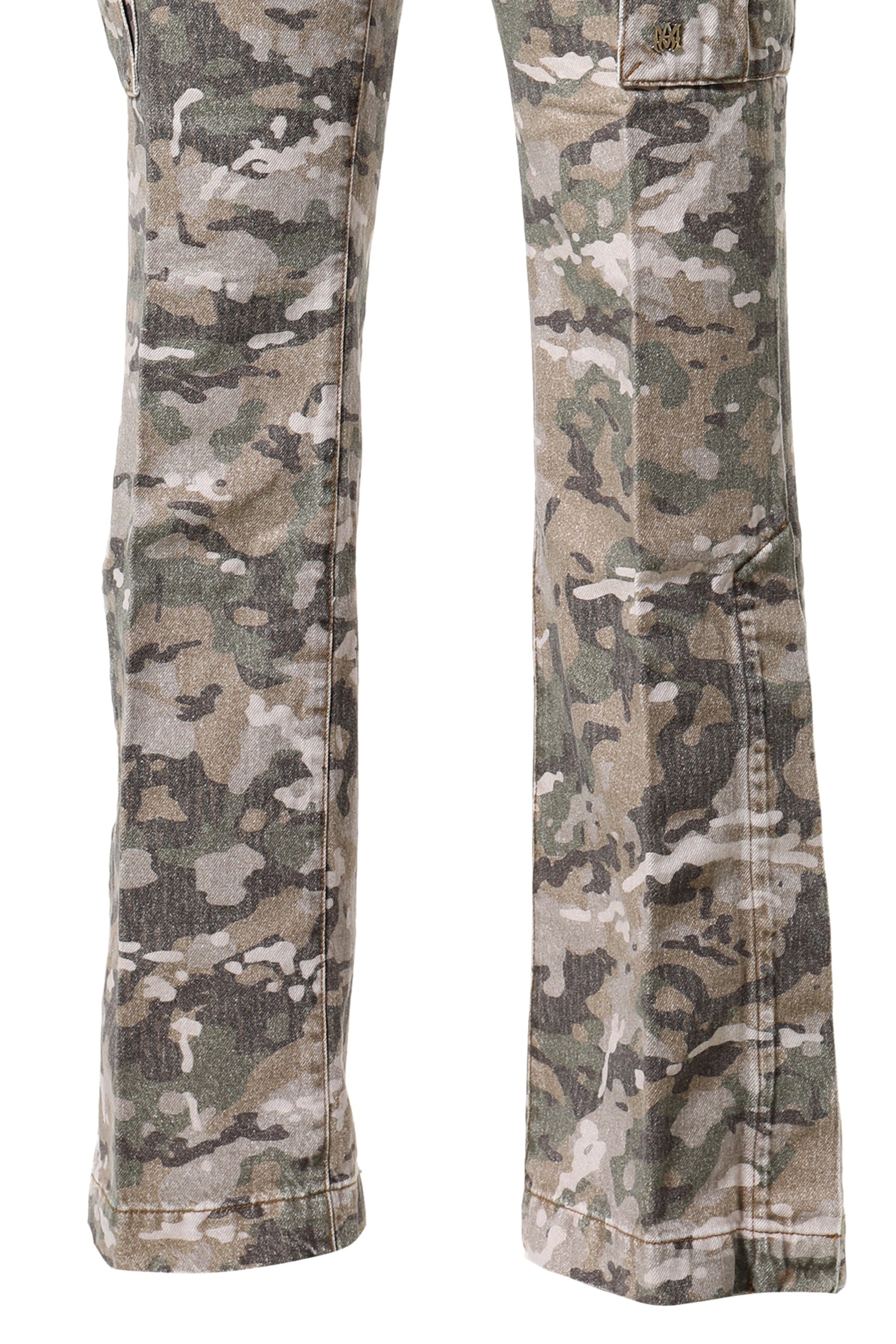 M65 CAMO CARGO KICK FLARE / GRN CAMO - 6