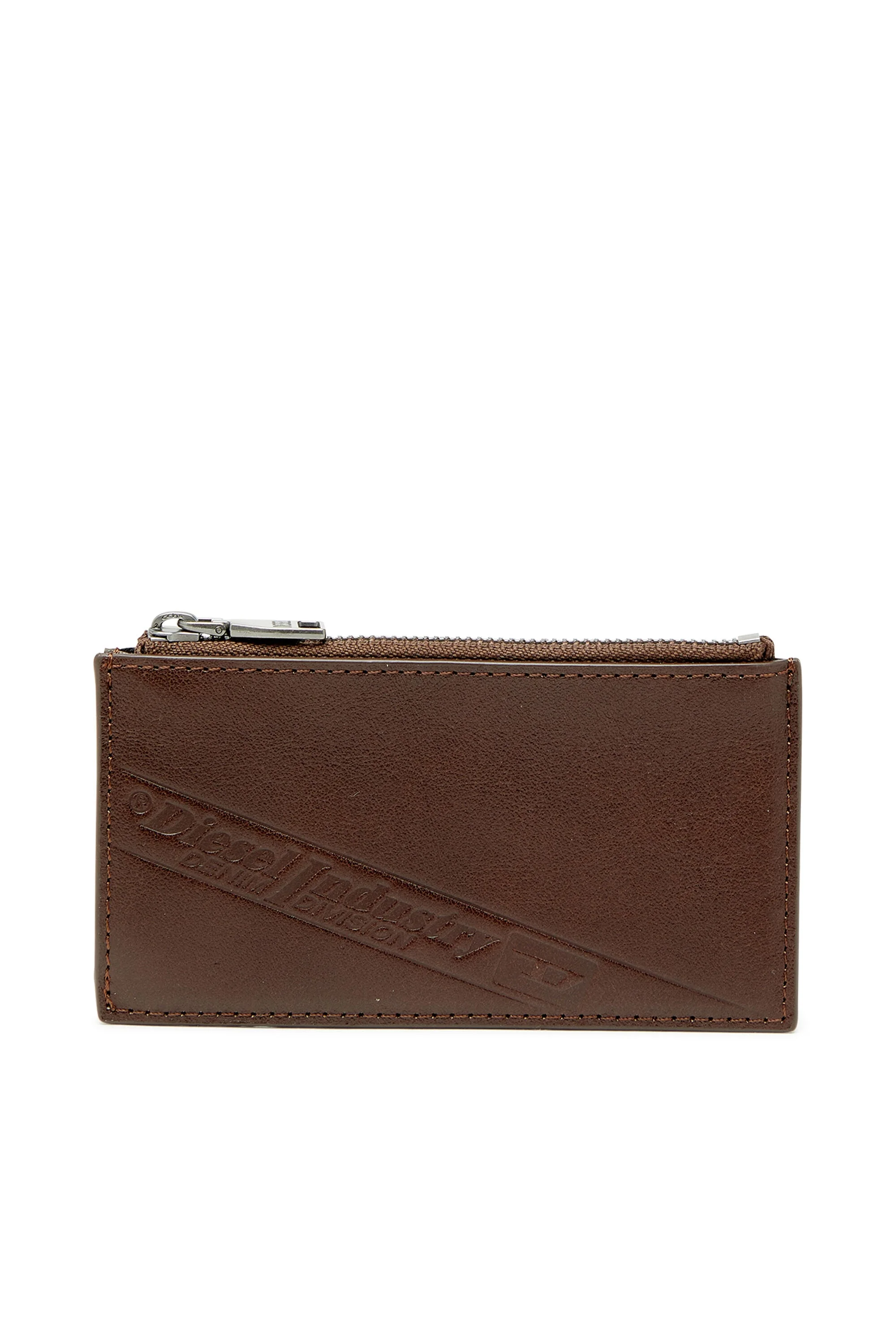 LEATHER CARD HOLDER WITH ZIP CLOSURE - 1
