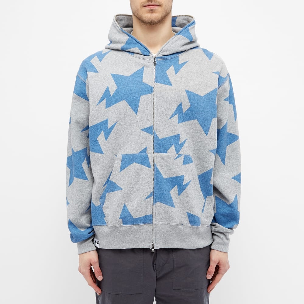 A Bathing Ape Relaxed Sta Pattern Zip Hoody - 5