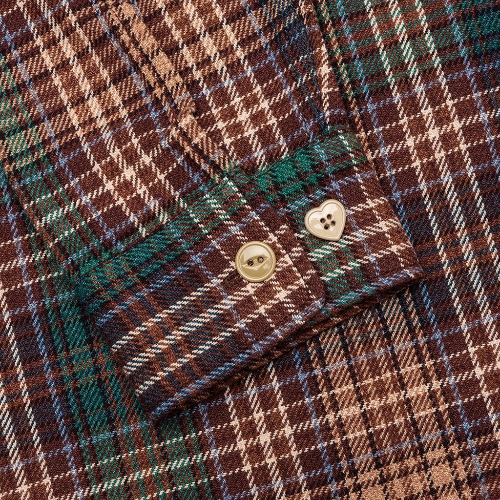 サイズM HUMAN MADE CHECK SHIRT BROWN HUMAN MADE Check Shirt Brown | HAVEN