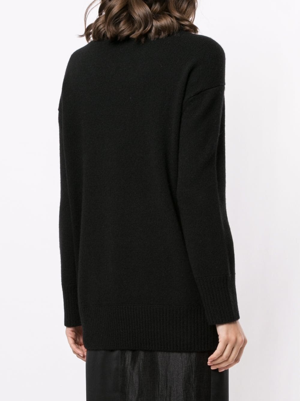 cotton roll neck jumper - 4