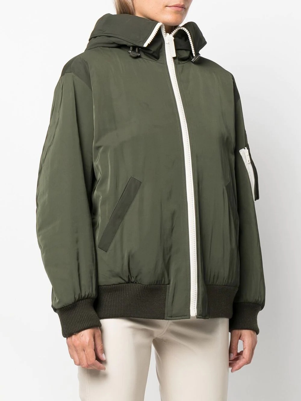 reversible hooded bomber jacket - 3