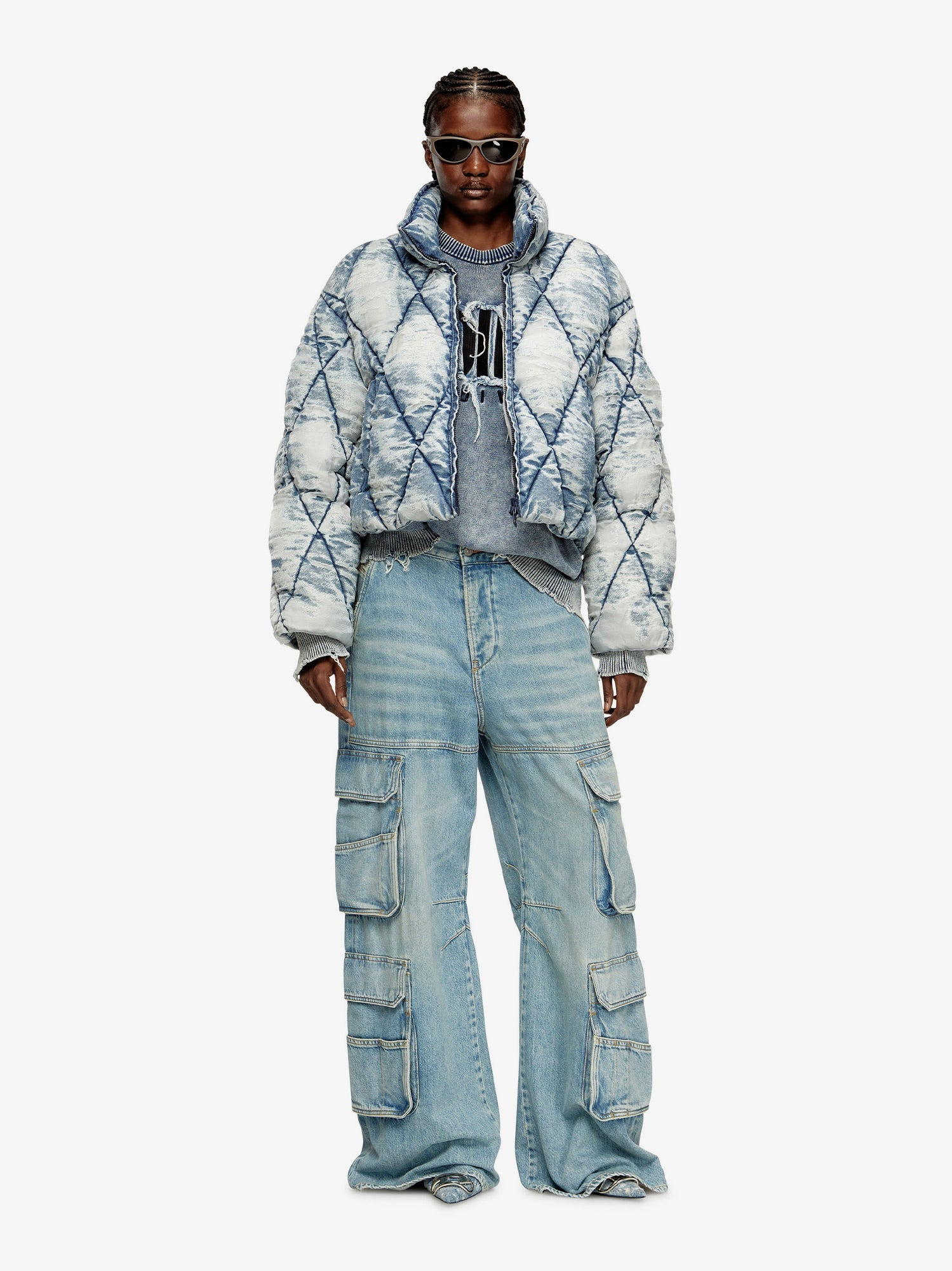 Diesel W-Histel Denim Down Jacket - 2