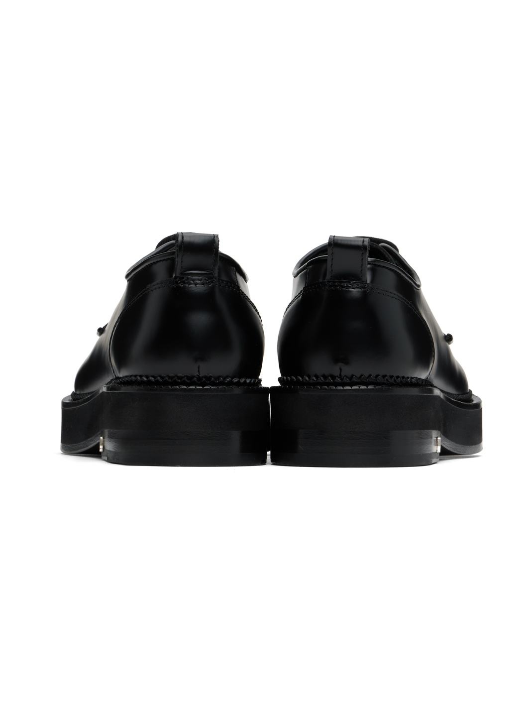Black Anatomical Toe Derbys - 2