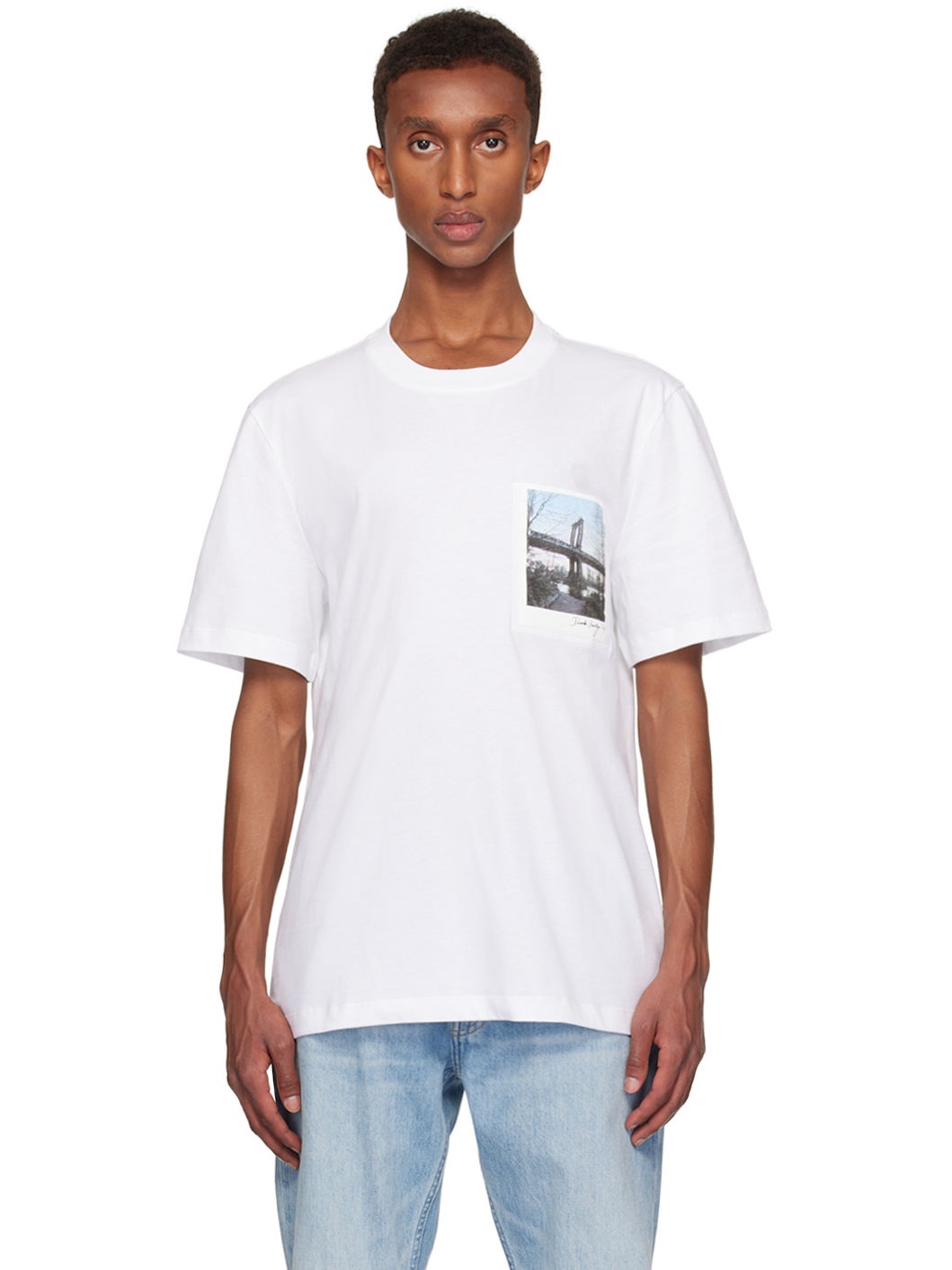 White Bridge Postcard T-shirt - 1
