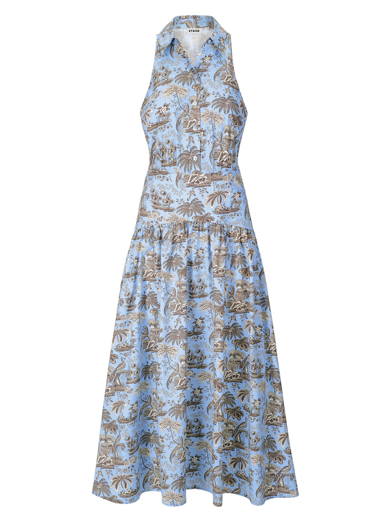 Women's Romy Toile Maxi Dress - Sky Toile 1