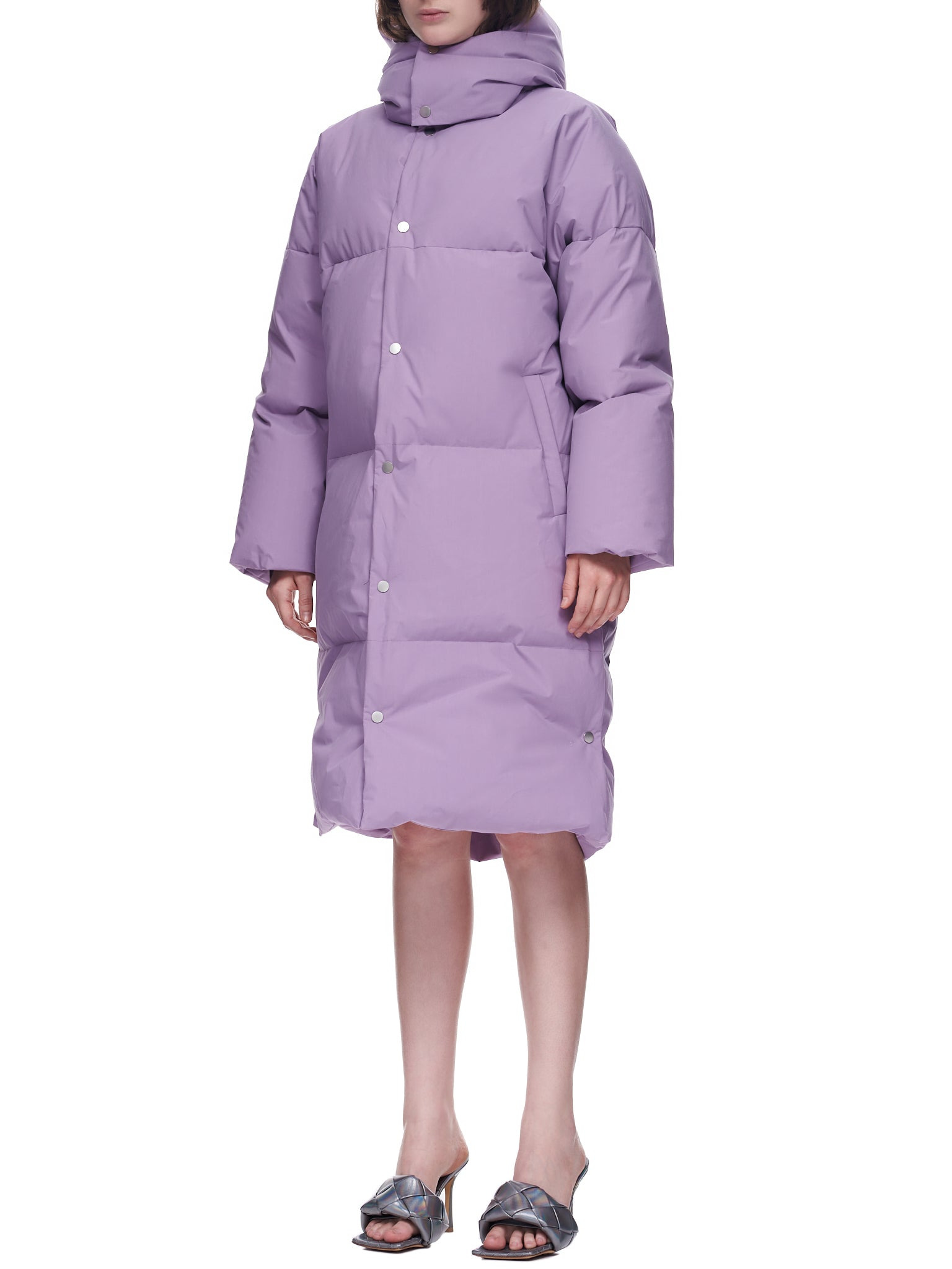 Lilac Puffer Coat - 2