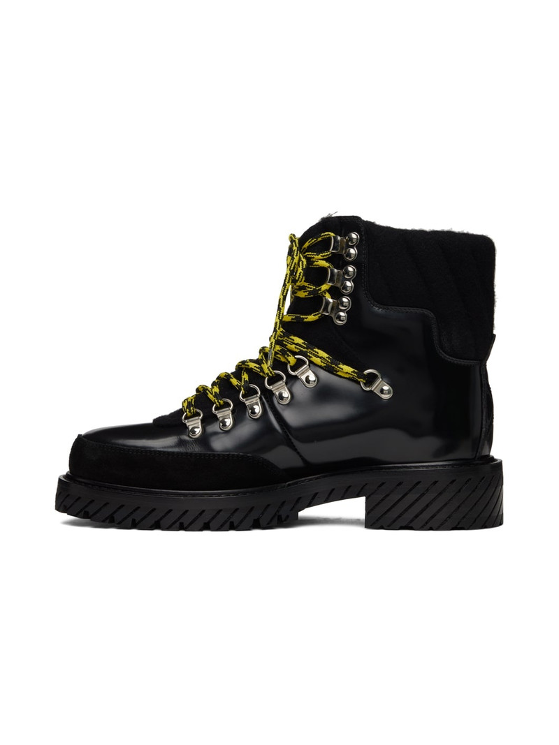Black Gstaad Lace-Up Boots 3
