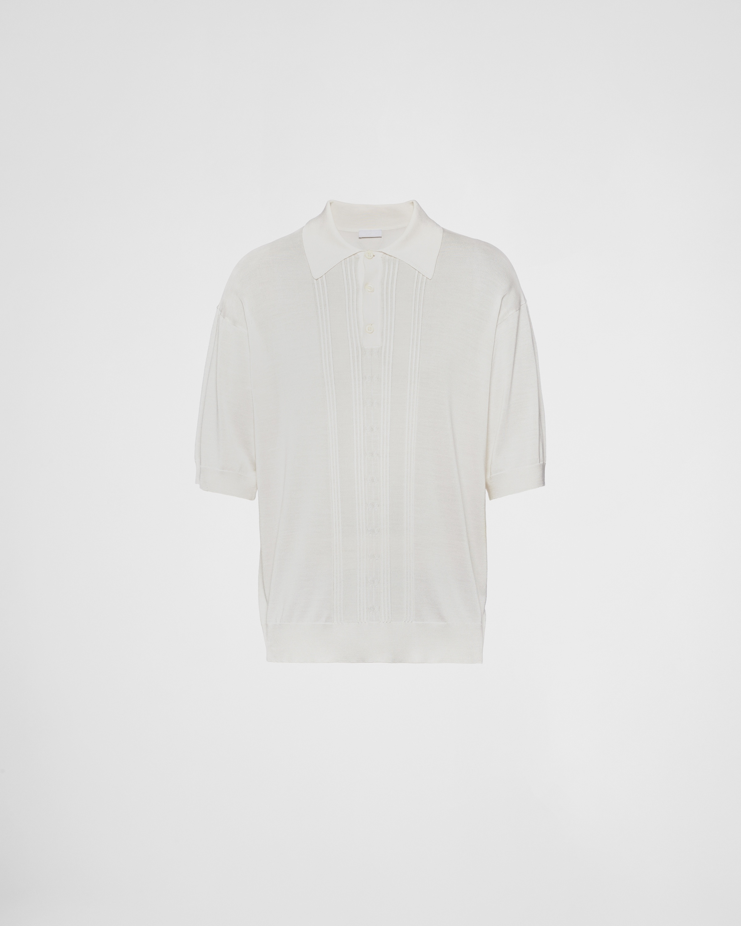 Silk polo shirt - 1