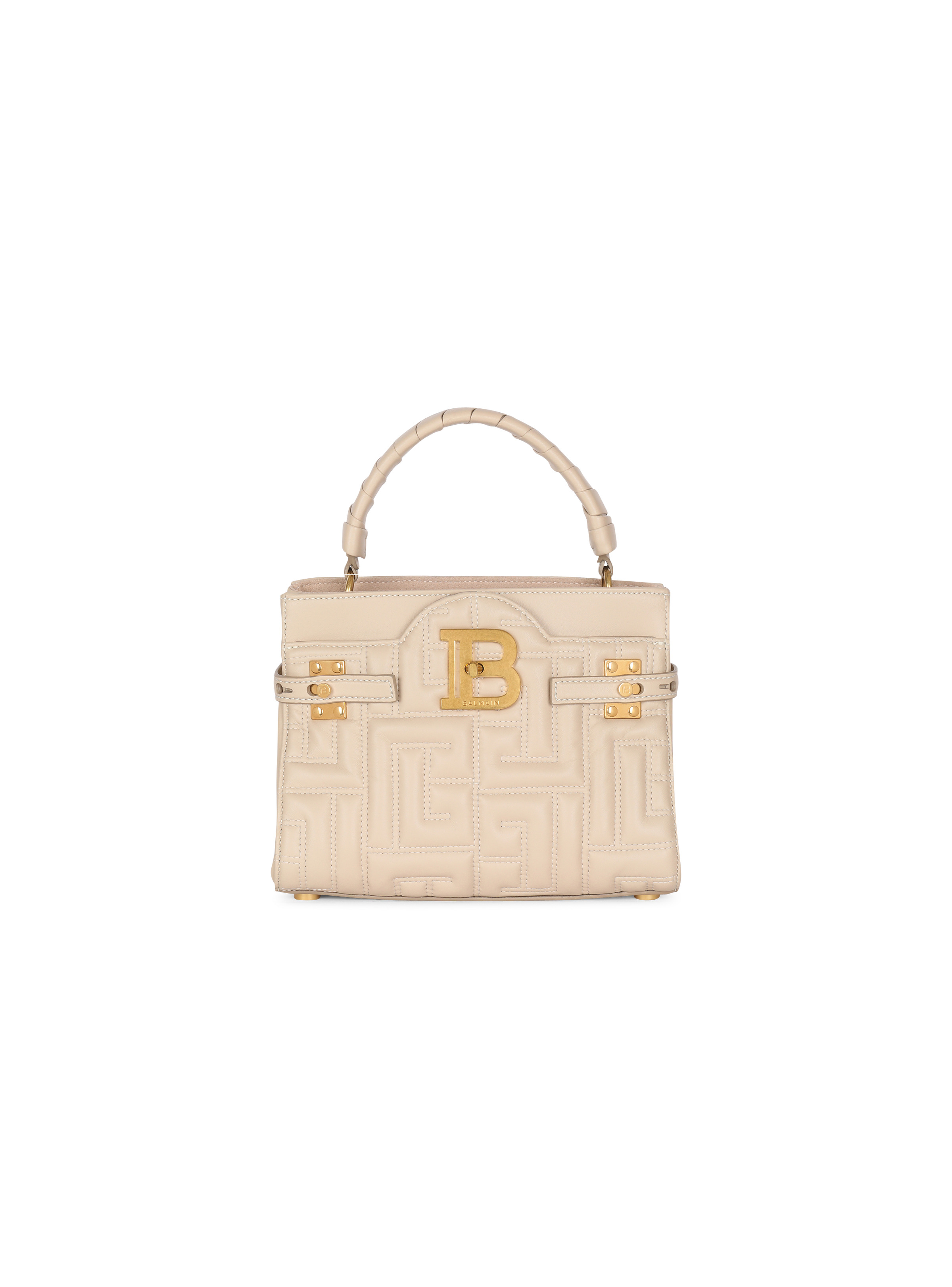 B-Buzz 22 Top Handle bag in monogram quilted leather - 1