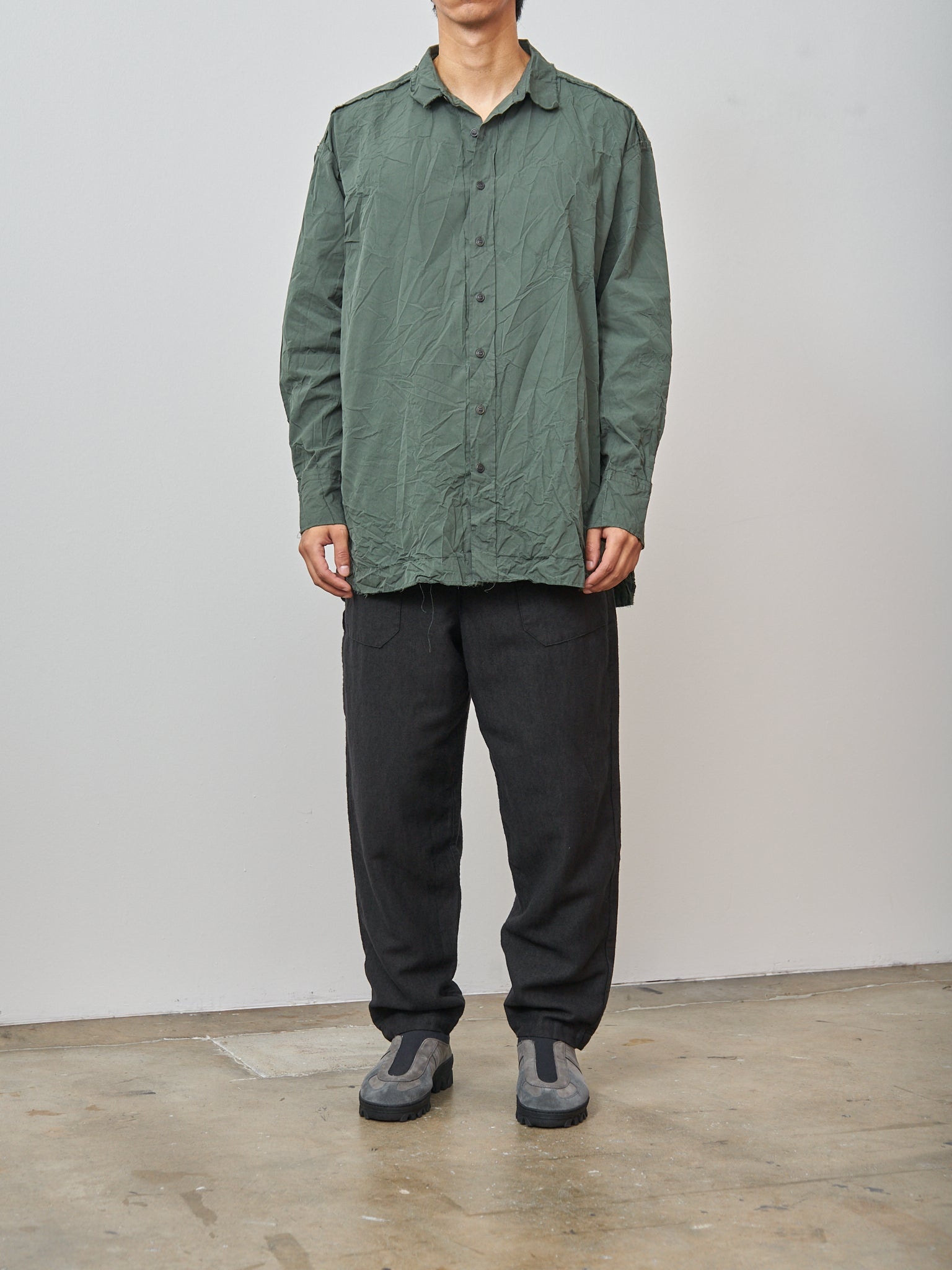 Hamnet Shirt - Dark Khaki - 2