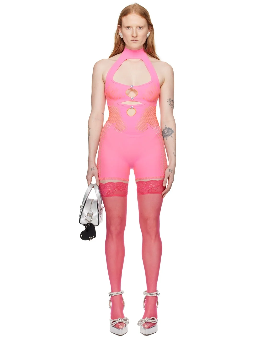 Pink Harley Romper - 1