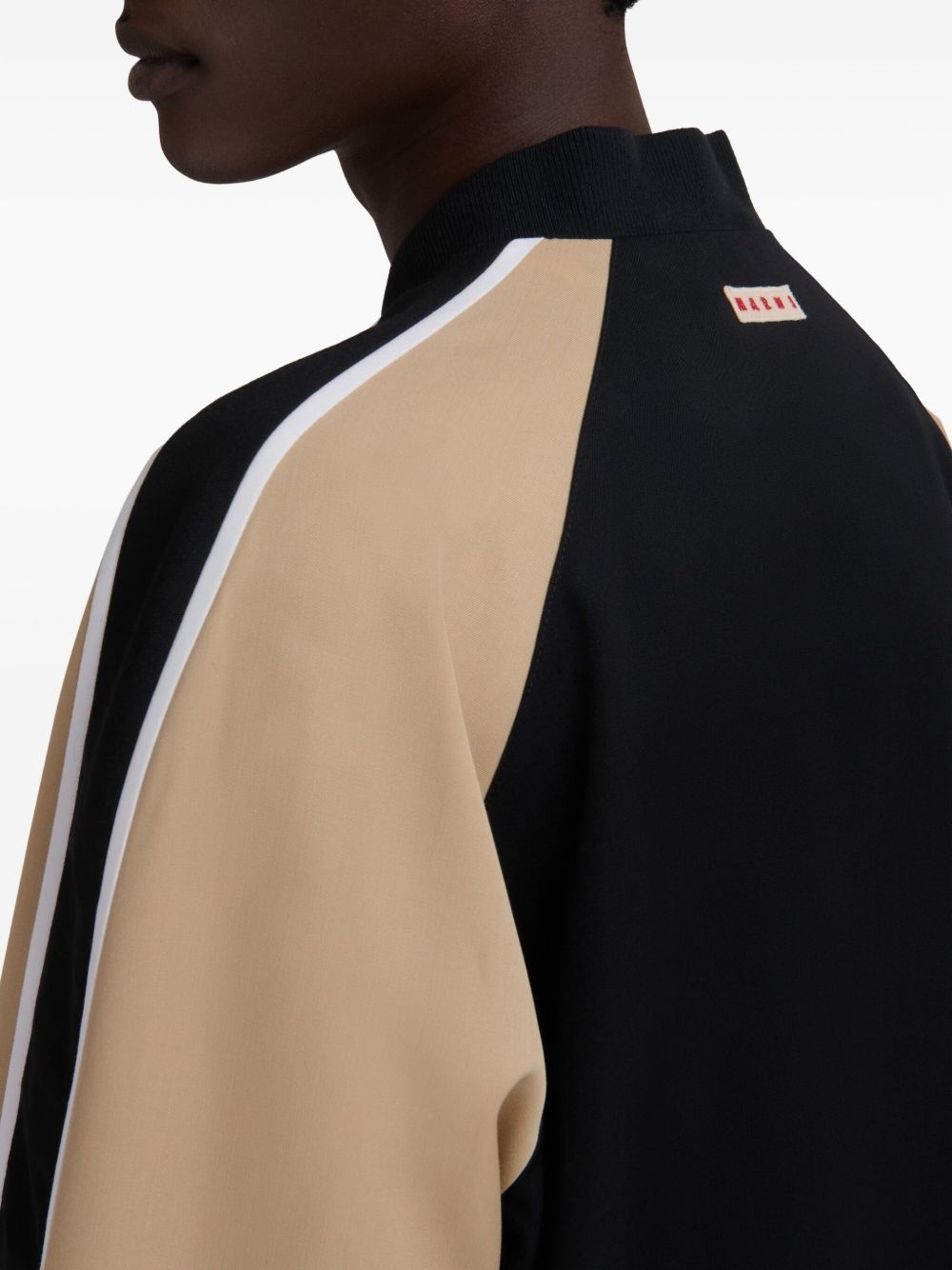 panelled bomber jacket - 5