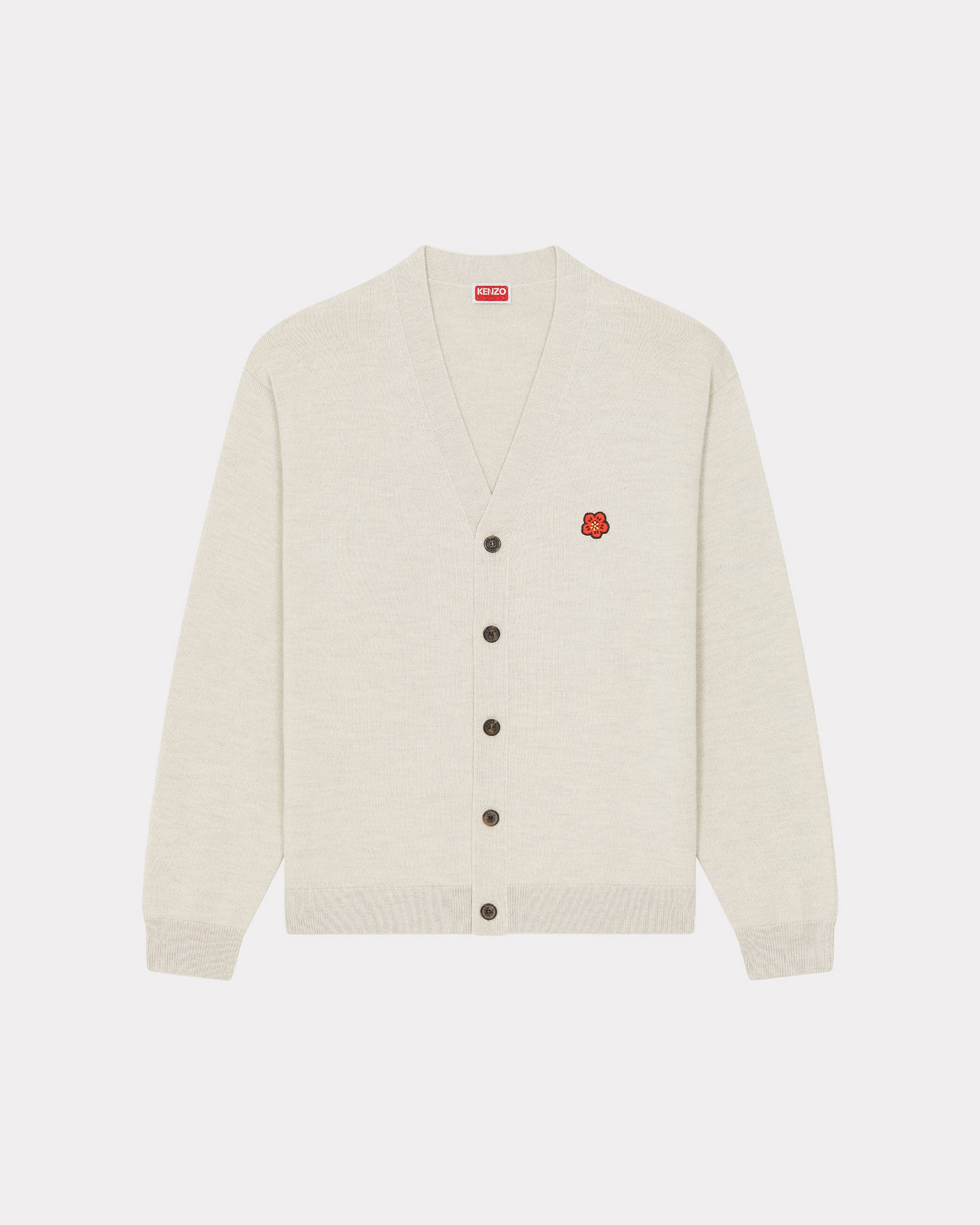 'Boke Flower Crest' embroidered cardigan - 1
