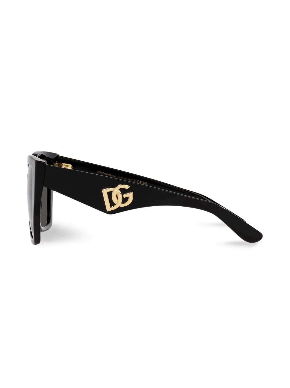 square-frame logo-arm sunglasses - 3