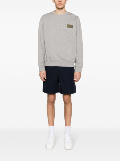 A.P.C. elasticated-waist cotton shorts outlook