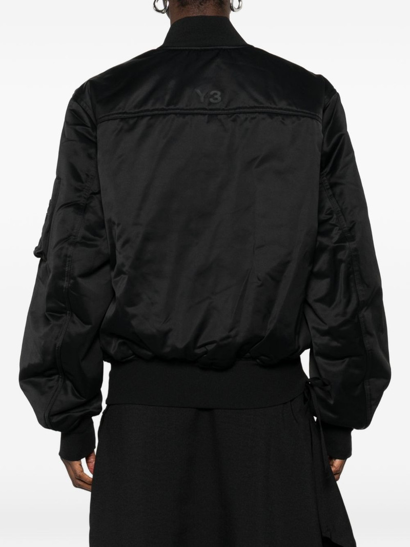 logo-print bomber jacket 4