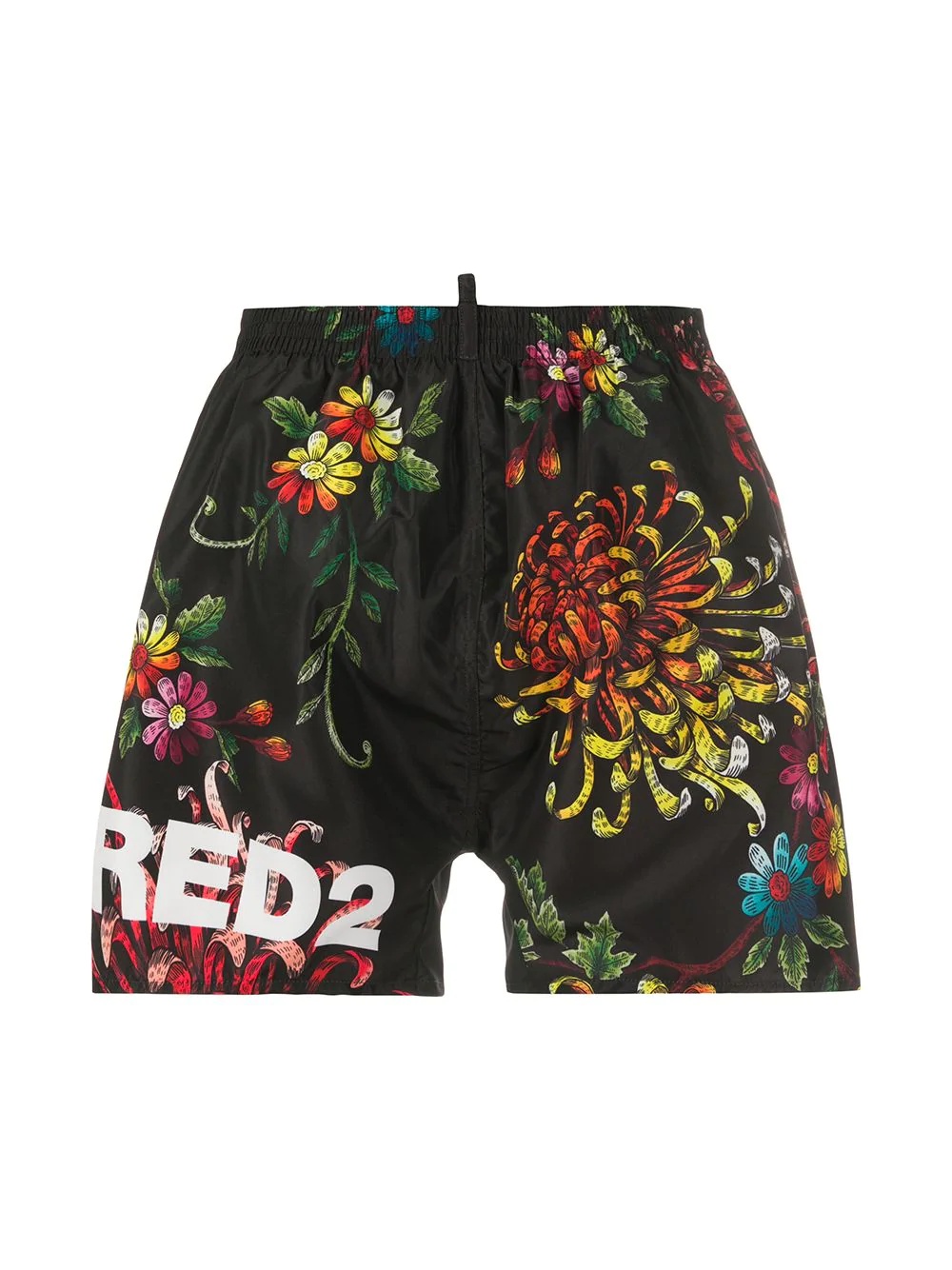 sea lily print swim shorts - 2