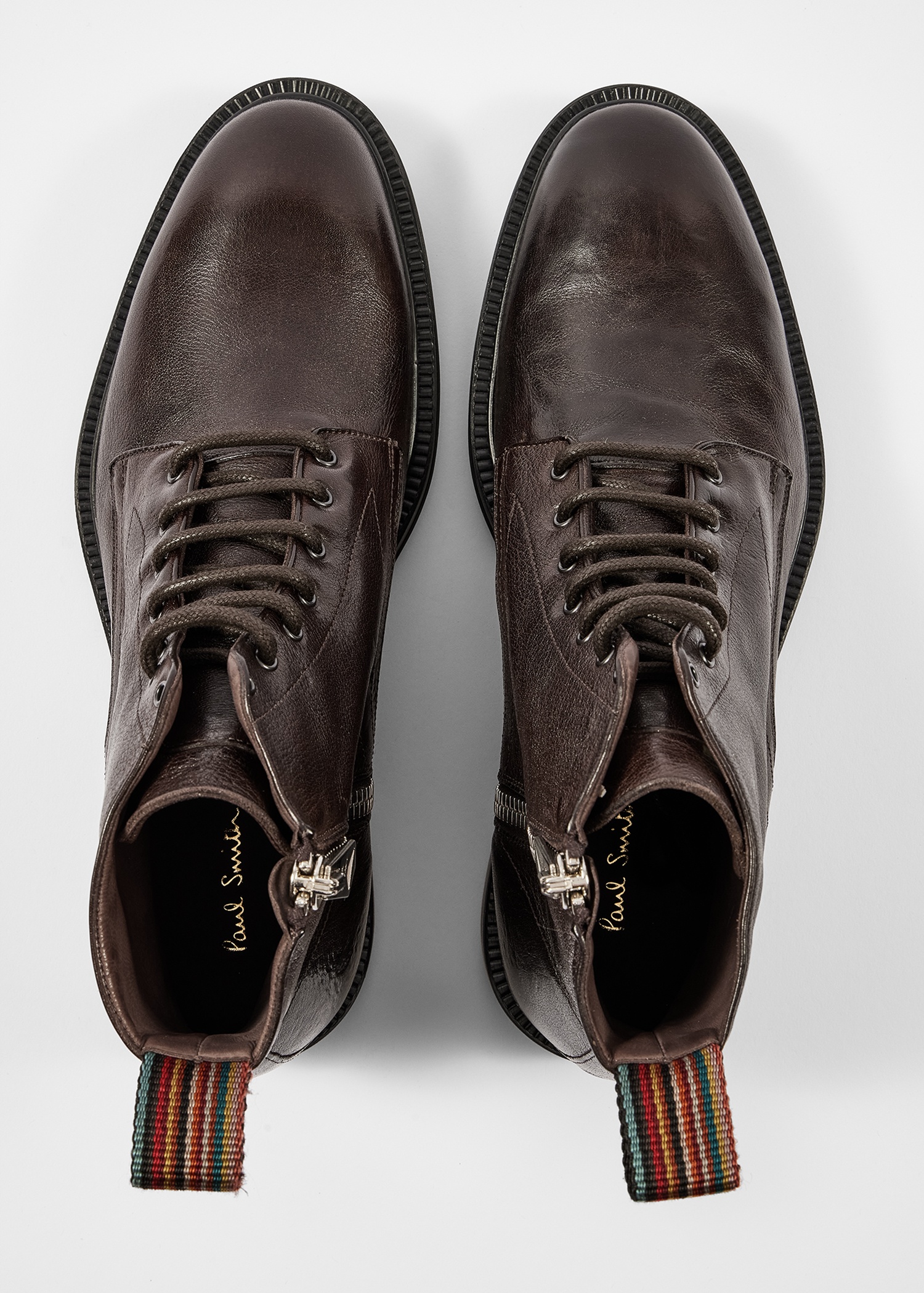 Dark Brown Leather 'Sparrow' Boots - 2