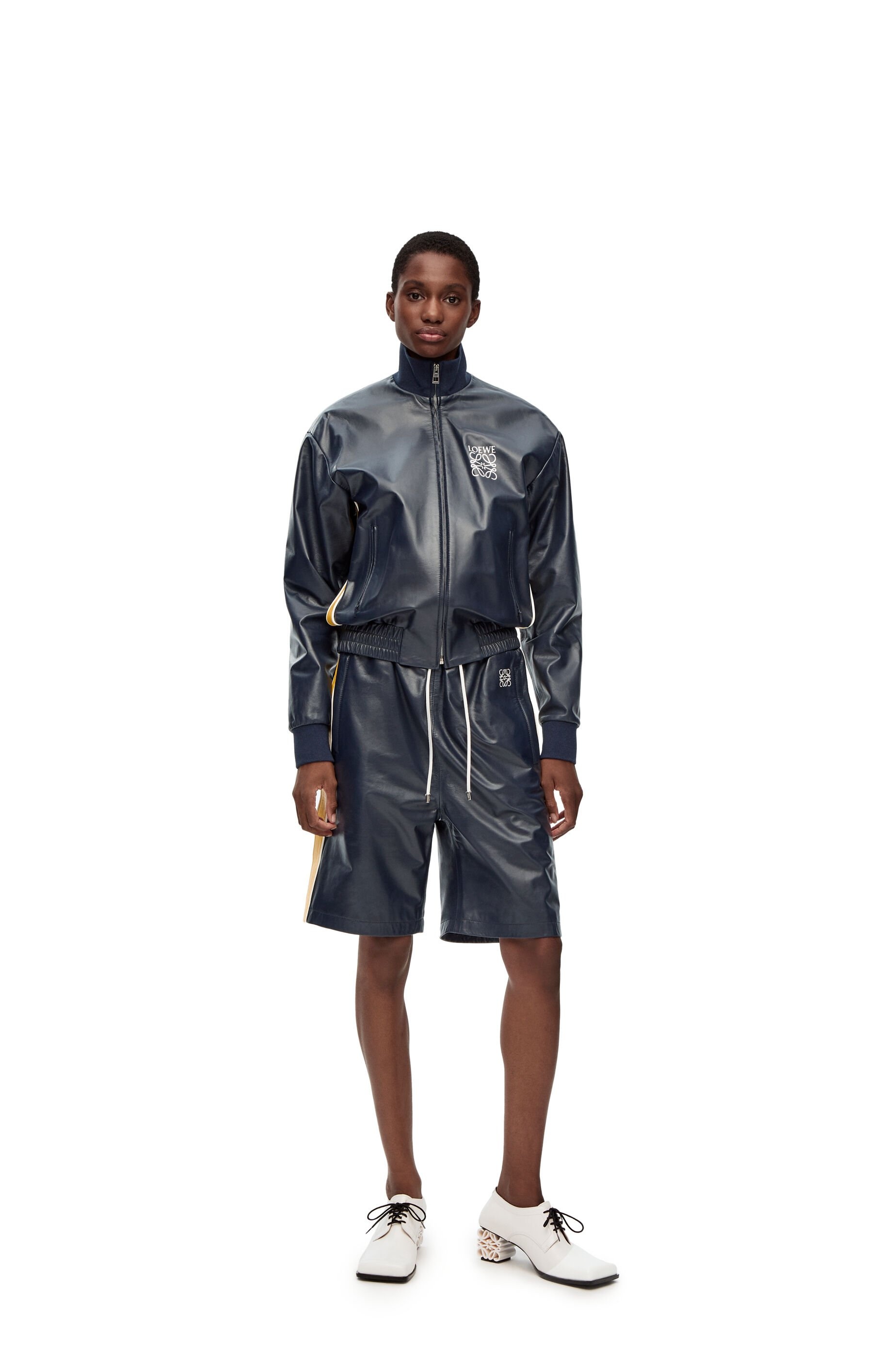 Tracksuit jacket in nappa - 2