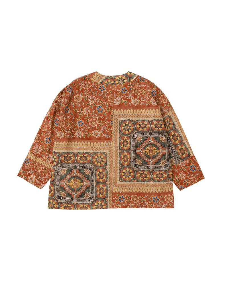 visvim AUGUSTINE TUNIC KHADI BANDANA P.W. W BROWN outlook