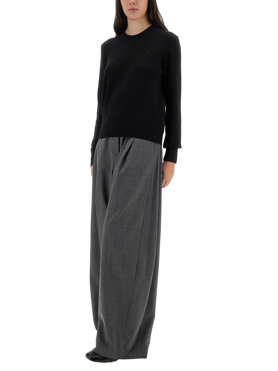 WOOL LOGO SWEATER - 2
