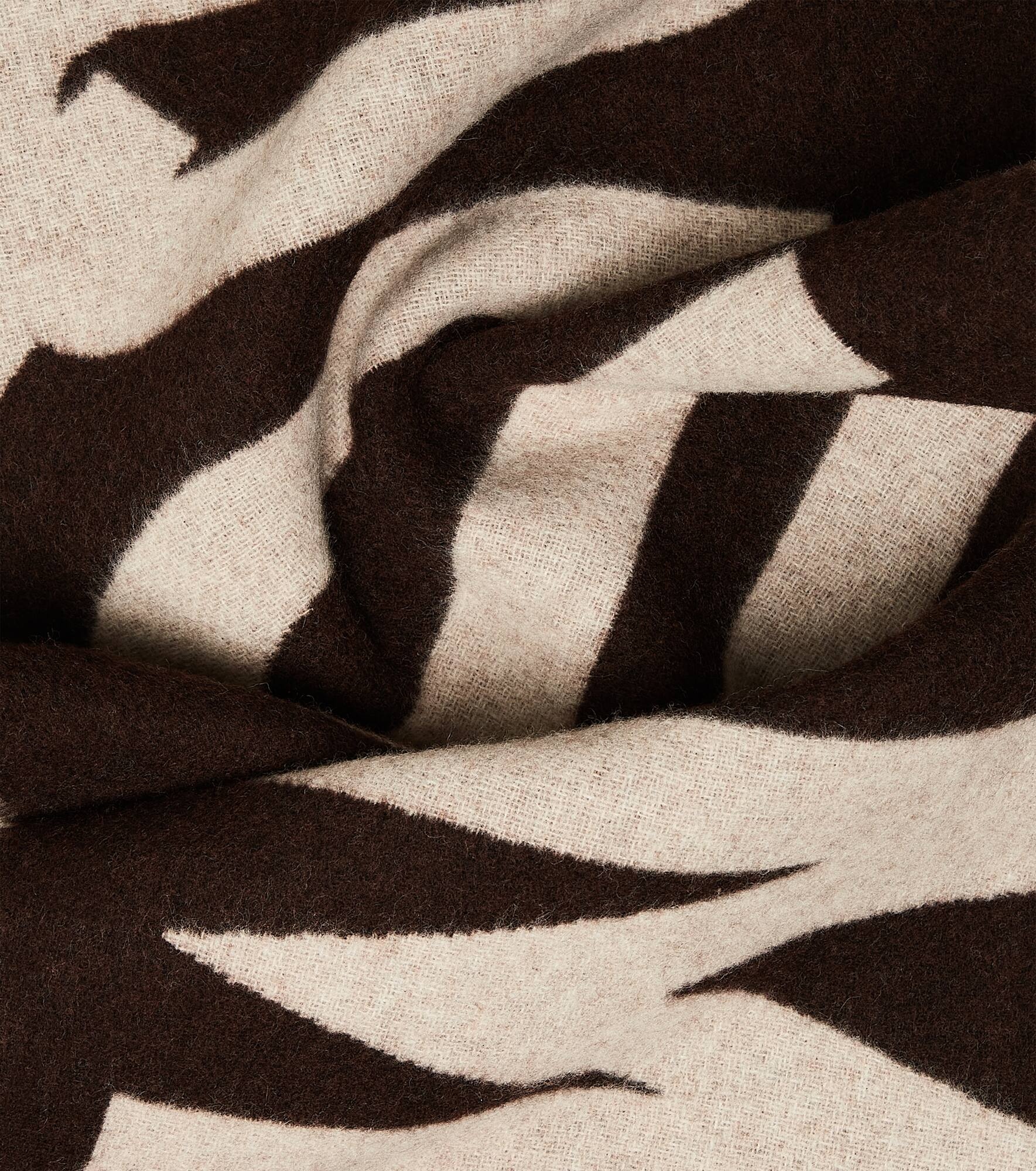 Écharpe logo virgin wool scarf - 4