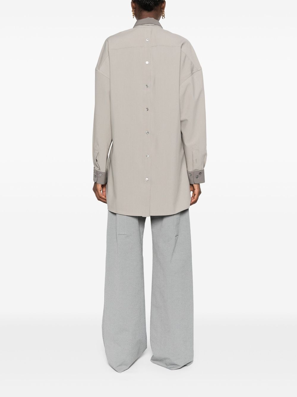 logo-patch detachable-panels shirt - 4
