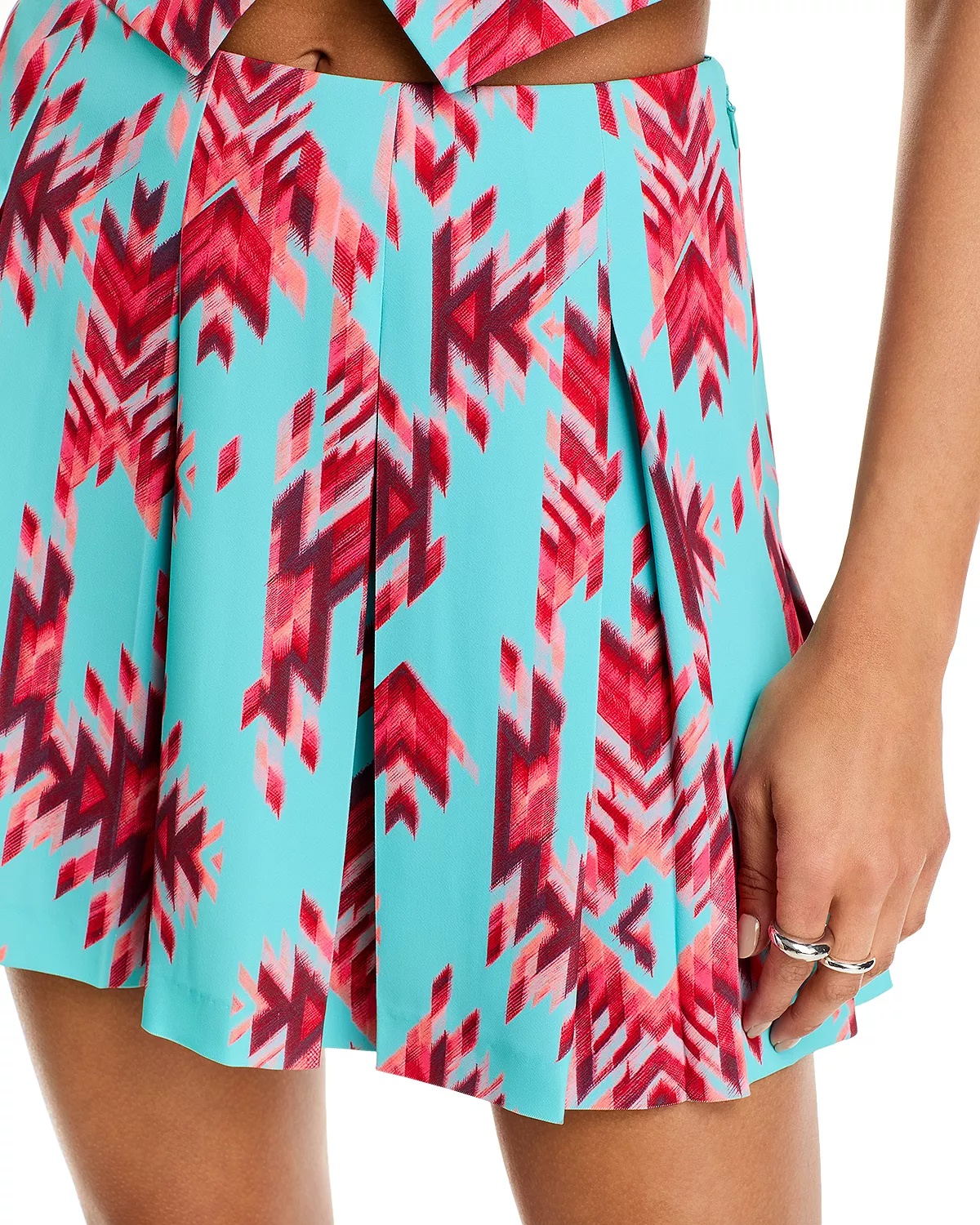 Tania Pleated Mini Skirt - 5