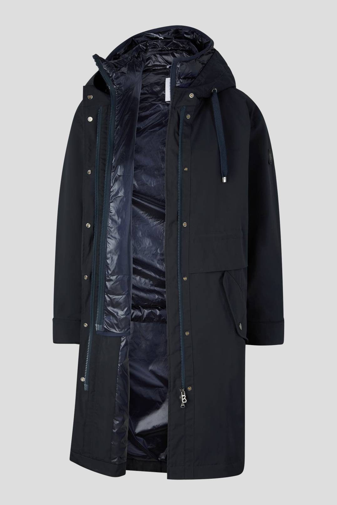 MALIS COAT IN NAVY BLUE - 2
