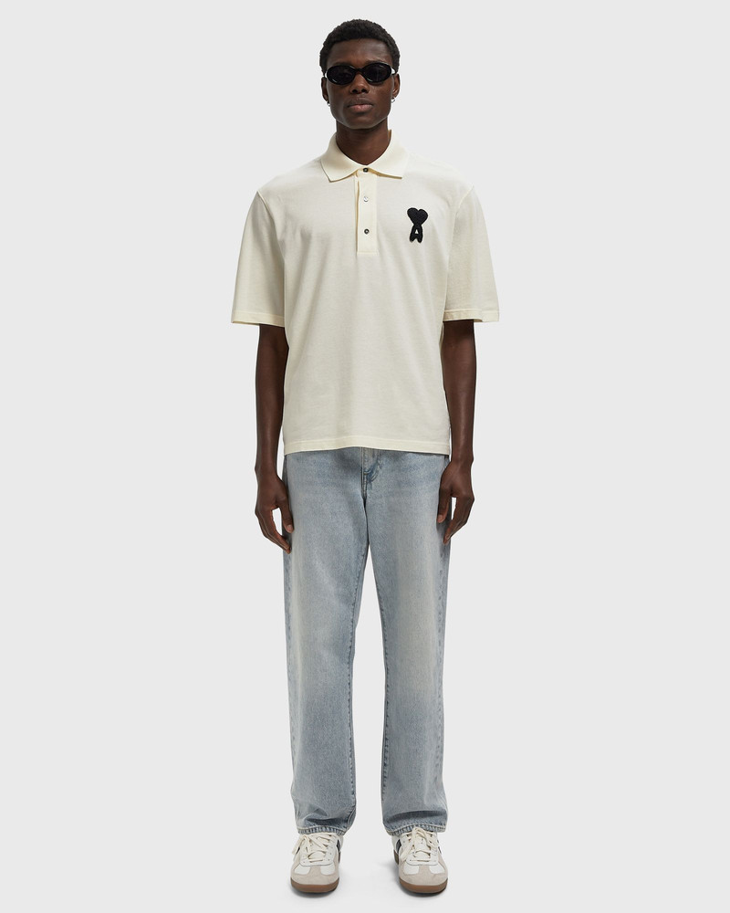 AMI Paris BOXY FIT POLO WITH AMI DE COEUR KNITTED PATCH outlook