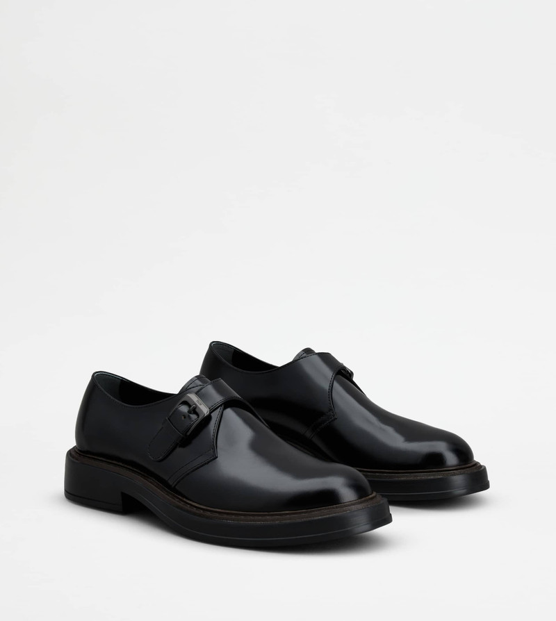 MONKSTRAPS IN LEATHER - BLACK 4