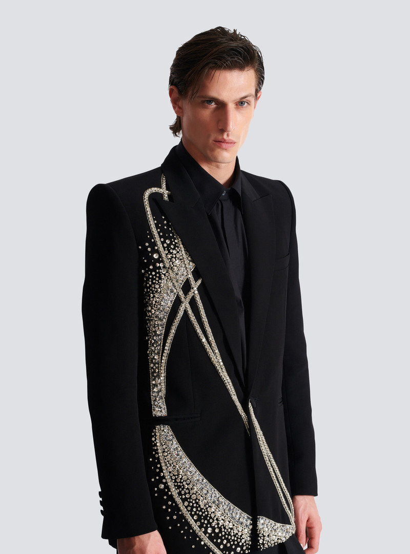 1-button jacket with Galaxy embroidery 6