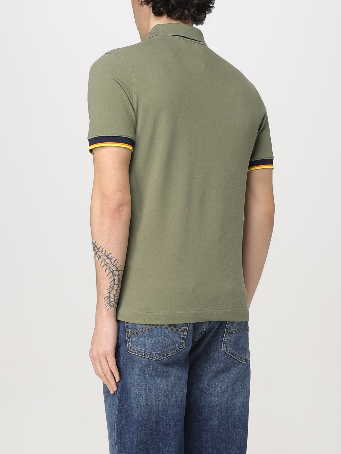 K-way basic cotton polo shirt with mini logo - 2