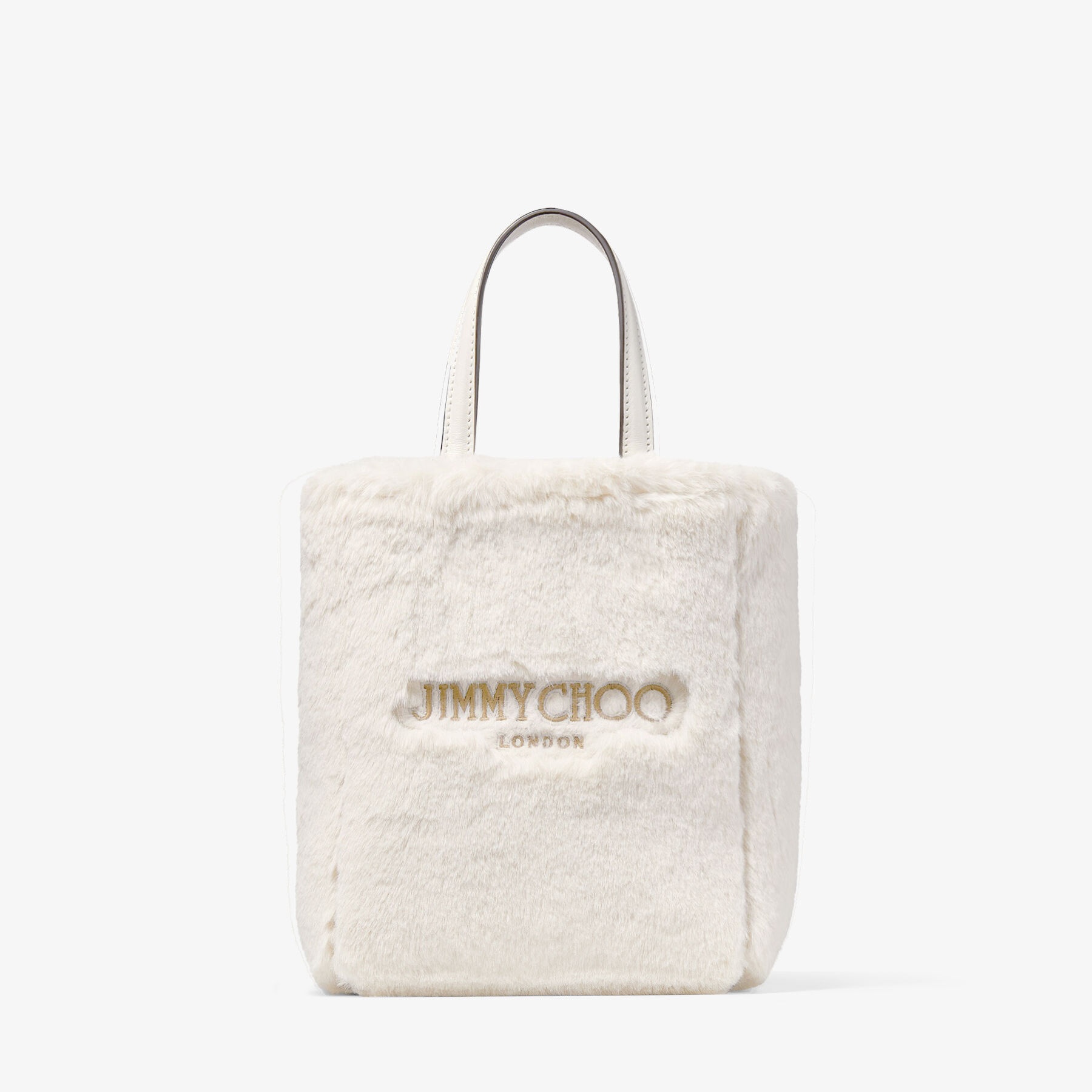 Lenny North-South S
Latte Faux Fur Tote Bag - 1