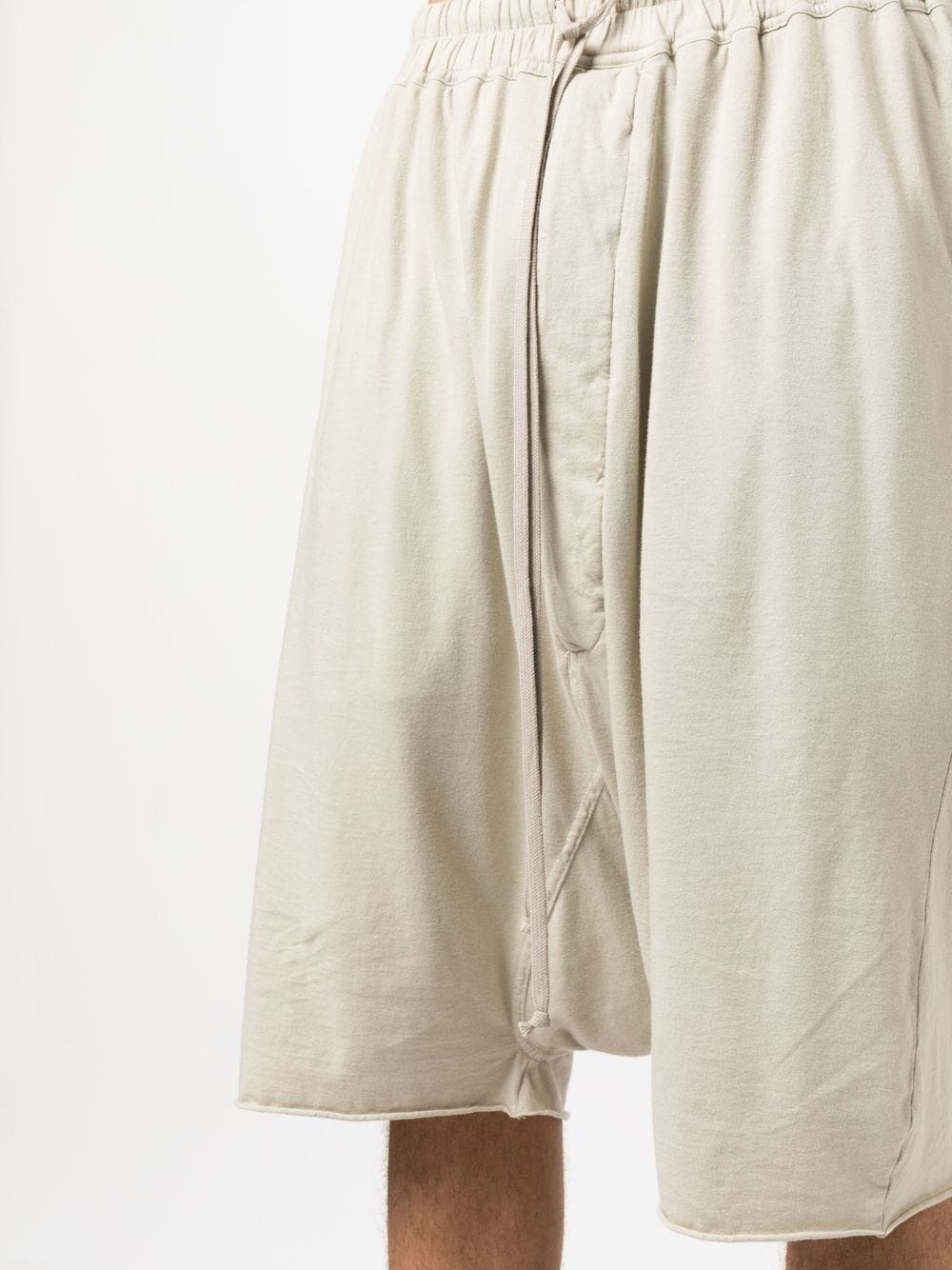 drawstring drop-crotch shorts - 5