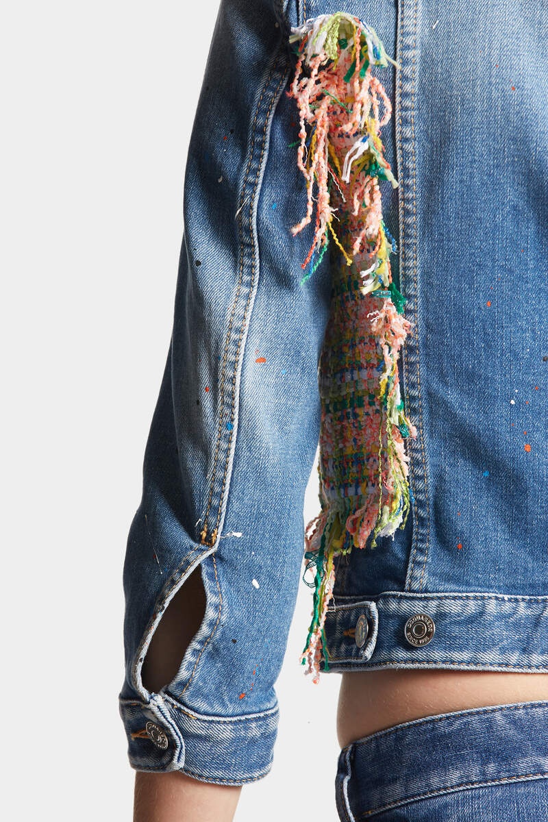 MEDIUM SPOTS WASH JEANS JACKET - 6