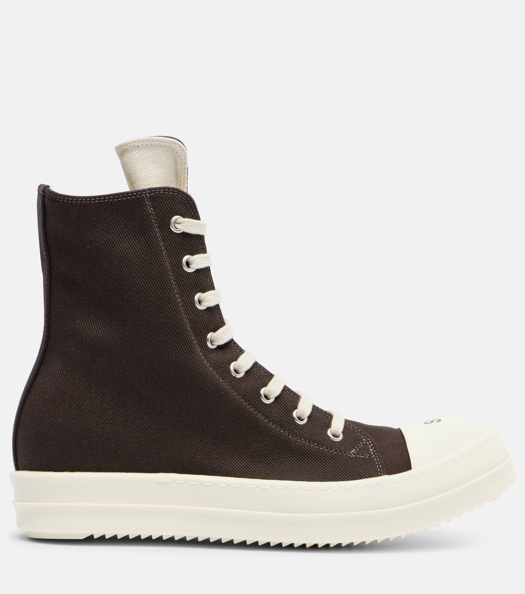 Sneaks canvas high-top sneakers - 4