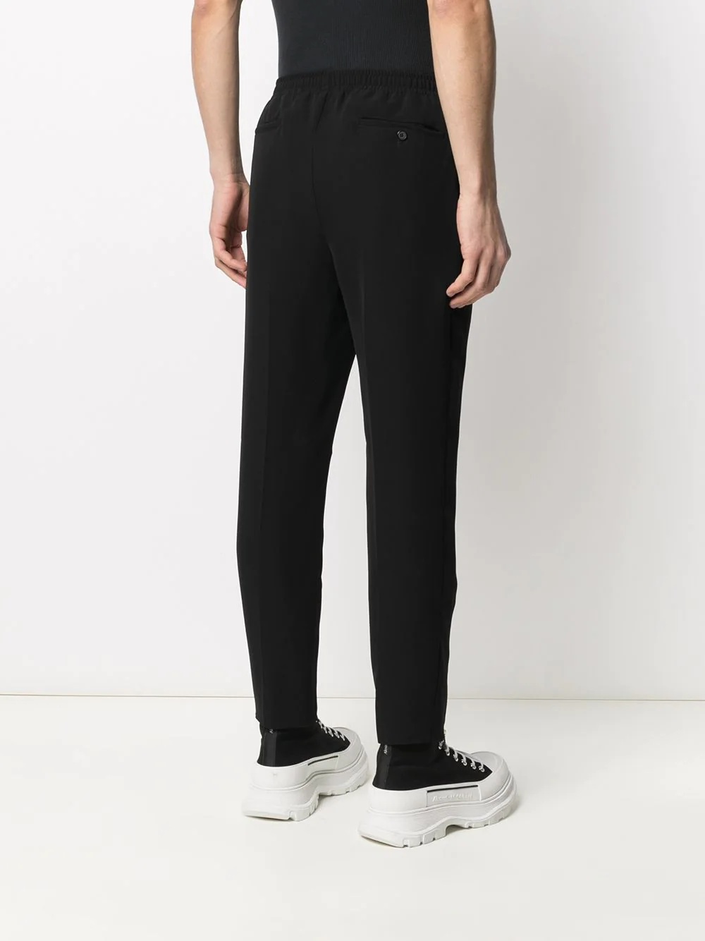 zip-cuff track trousers - 4