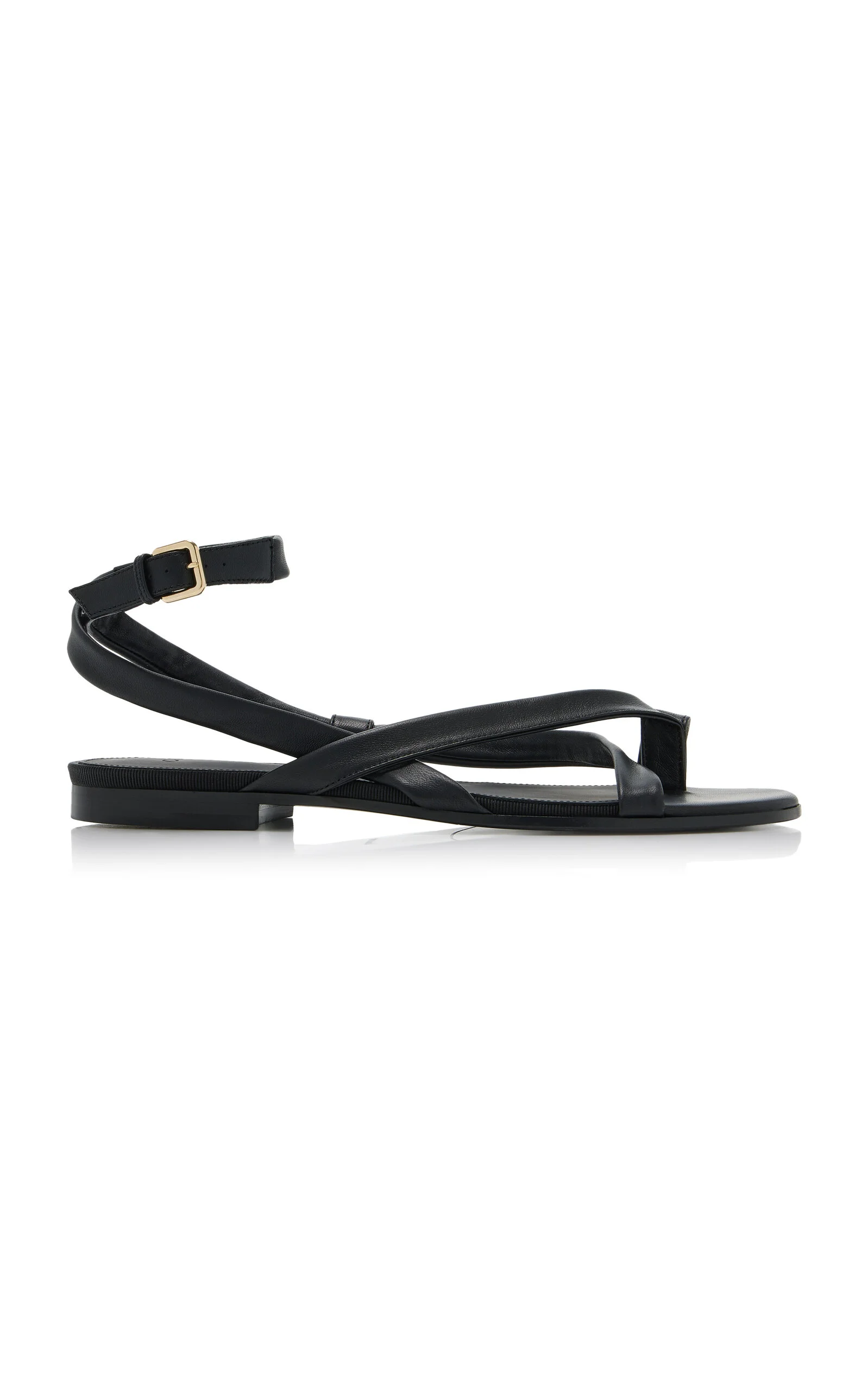 Leather Sandals black - 1