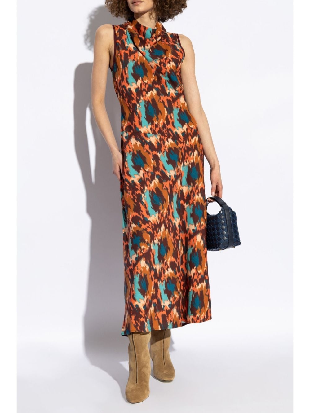 Kalena graphic-print midi dress - 2