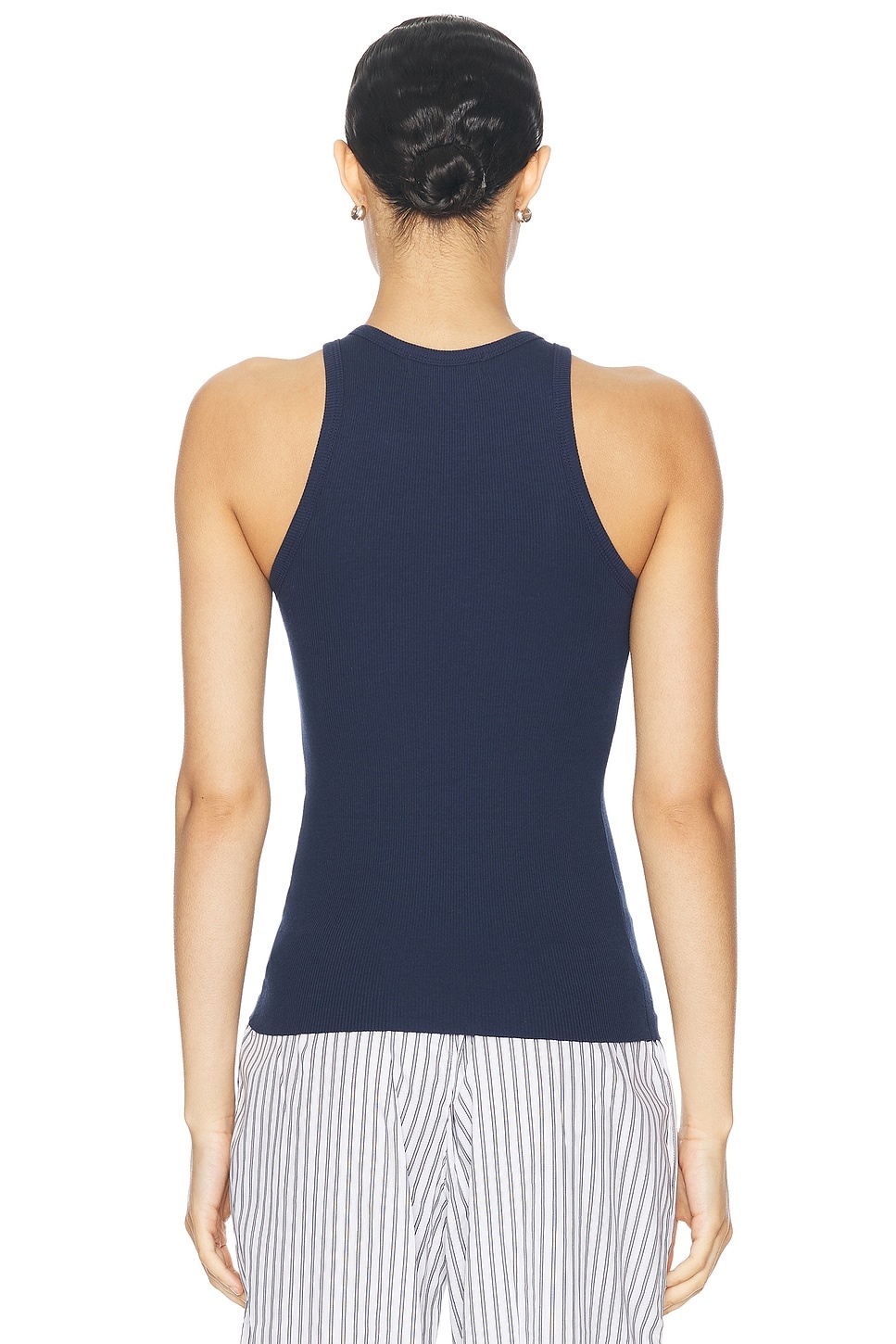 High Neck Fitted Tank Top - 3