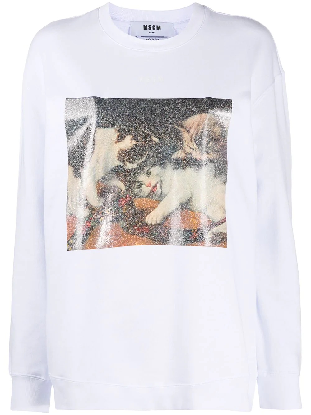 kittens graphic sweatshirt - 1